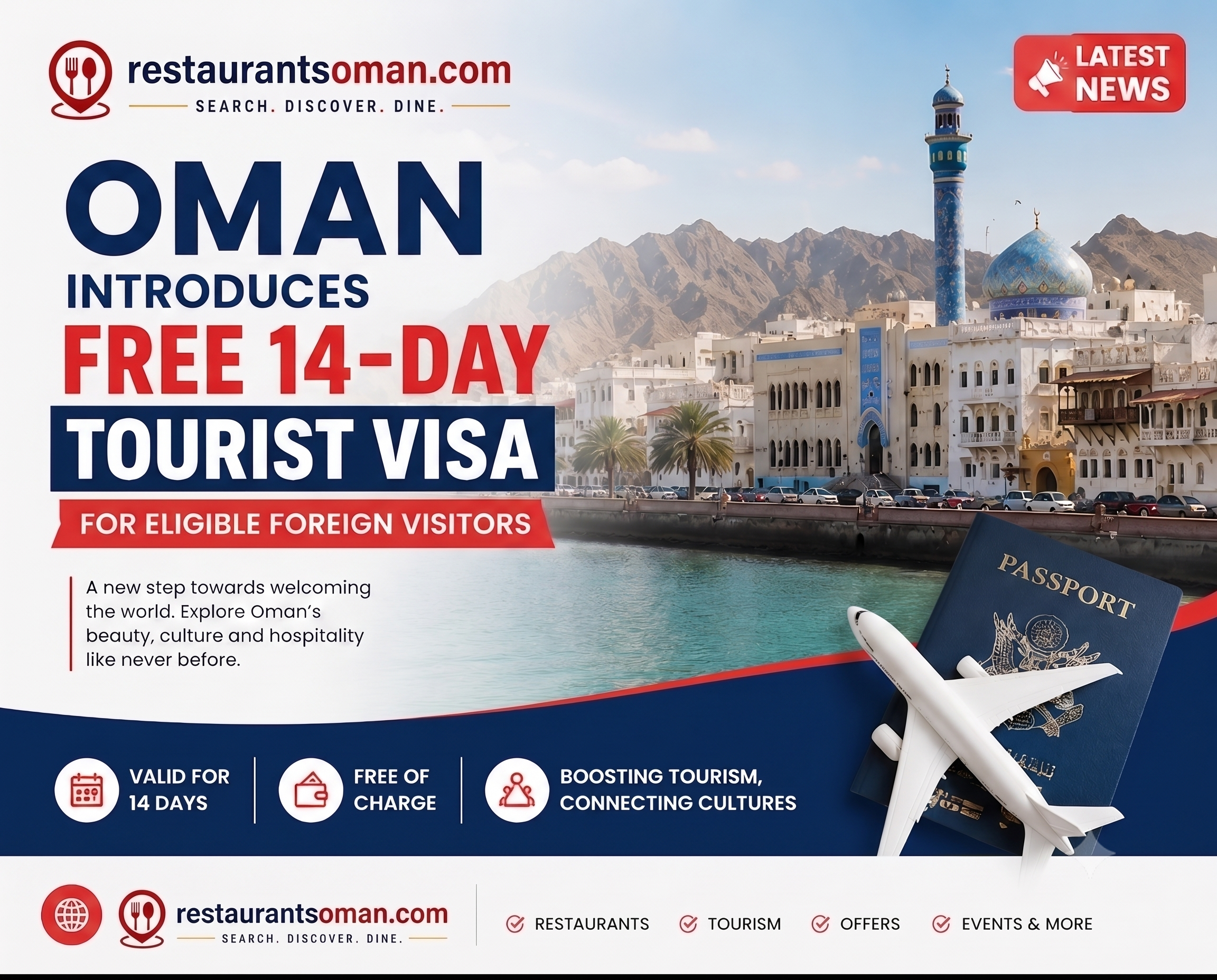 Great News for Travelers: Oman Just Launched a Free 14-Day Tourist Visa